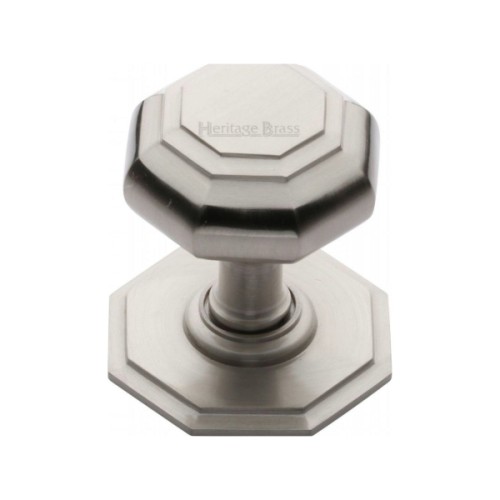 STEPPED OCTAGONAL CENTRE DOOR KNOB